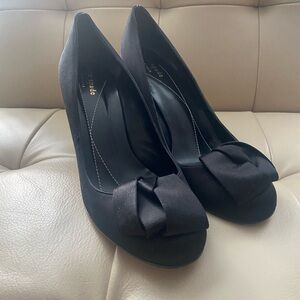 Kate Spade Black Bow Heels